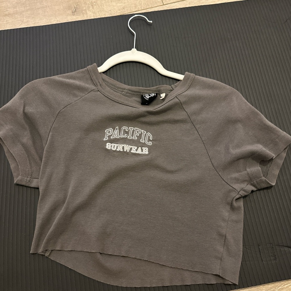 PacSun Charcoal Crop Top